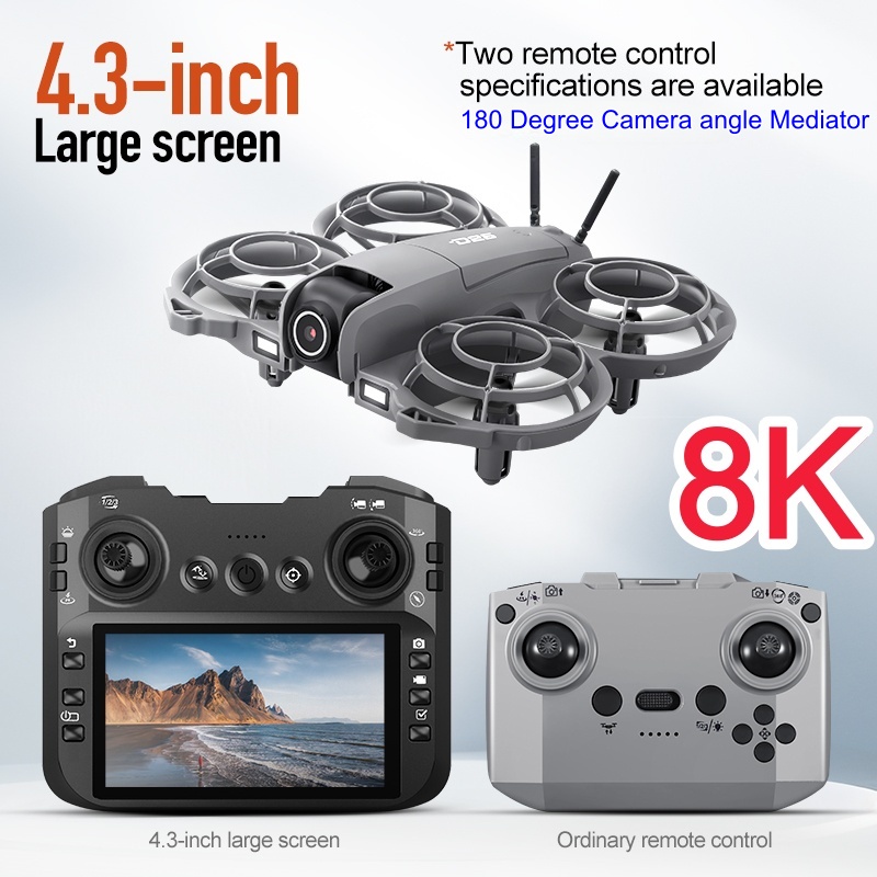 Drone Camera Night Vision - Büyük Ekranlı Uzaktan Kumandalı RC Drone,